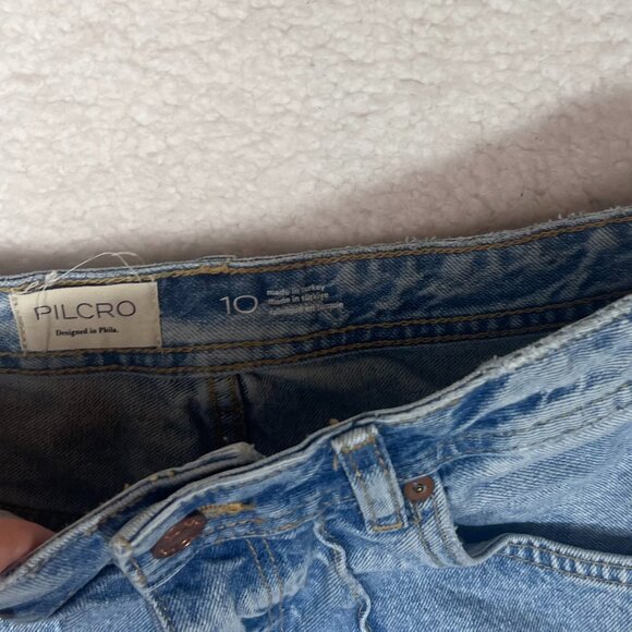 Anthropologie Blue Denim Midi Skirt - Picture 3 of 5